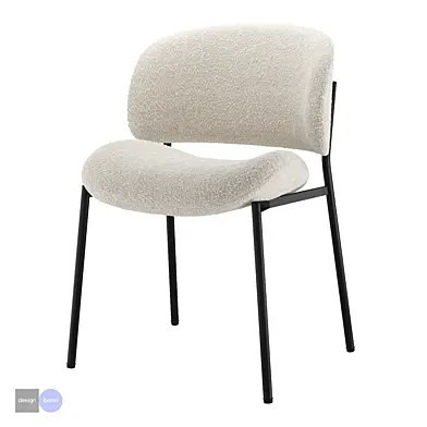 ОМ_Стул Embrace, букле, молочный Design Boom