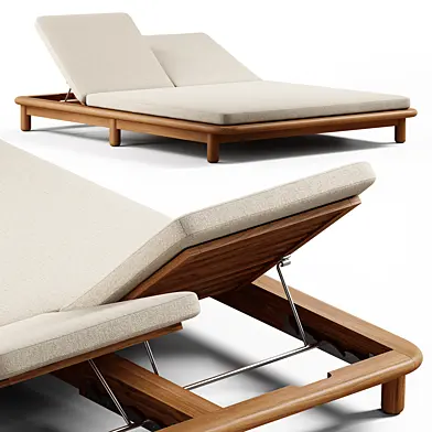 Kave Home - Turqueta, Sun lounger double