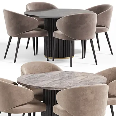 Antar chair and Ascella Extra Round table