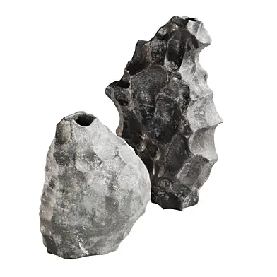 Decorative Stone Vases Set