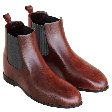Leather boots shoes 02