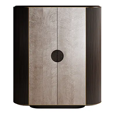 AM Living Appeal bar cabinet brushed brass