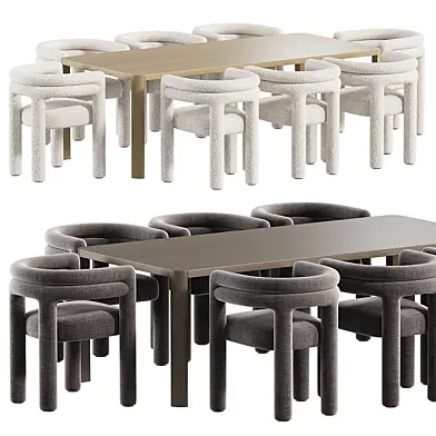 Tacova Dining Chair and Rectangular table