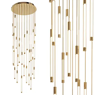 Flux Helixes Chandelier By Haberdashery