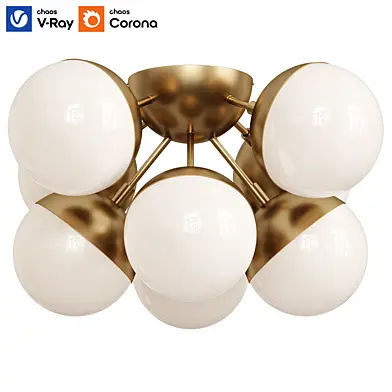 Ball 8 Chandelier By Play Lighting