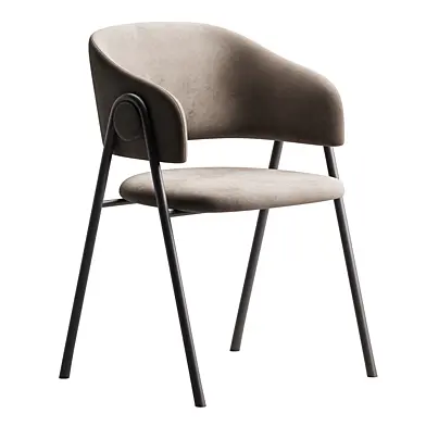 Chair Colins Velvet Gray