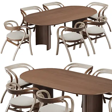 Dinning chair and table280