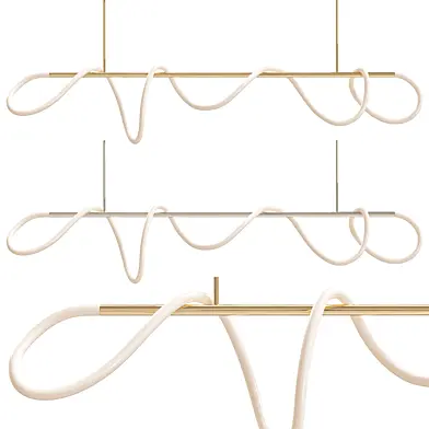 Linear Rope Chandelier