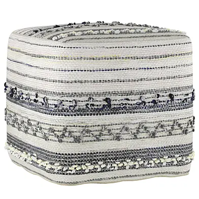 Dovetail Furniture Else Upholstered Ottoman