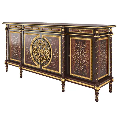 Art 14129 4-Doors sideboard with 4 drawers by Modenese Gastone Interiors