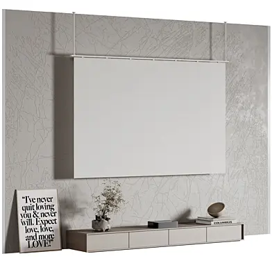 tv wall minimal set 22