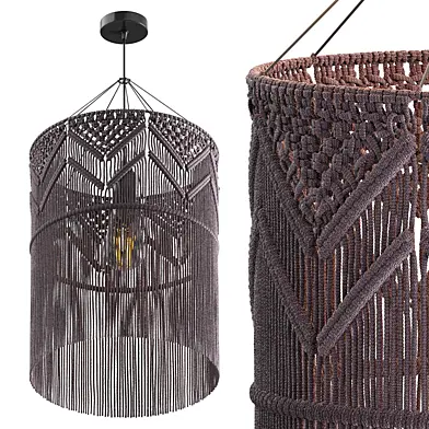 Macrame Boho Pendant Lamp