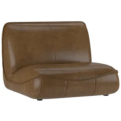 Moes Home Collection Zeppelin Slipper Chair Speckled Pumice