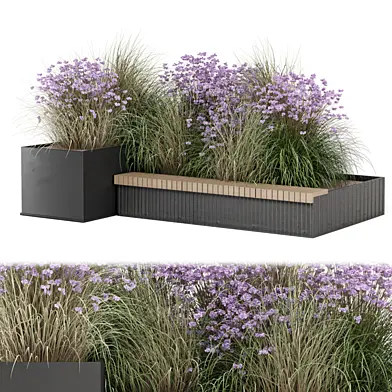 Outdoor Garden Set Bush and Tree_Garden Set 3268