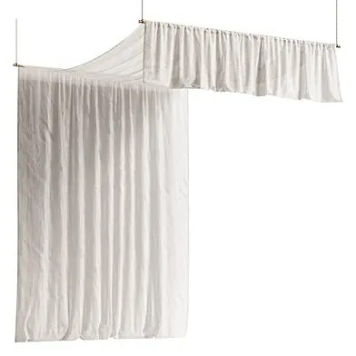 Draped Tulle Canopy for Bedroom