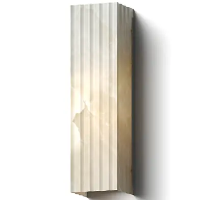 Roma Alabaster sconce by Orphanwork