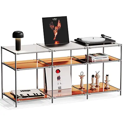Shelves with vinyl records by MUGU