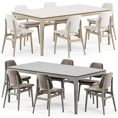 Ariel Side Chair, Milford table