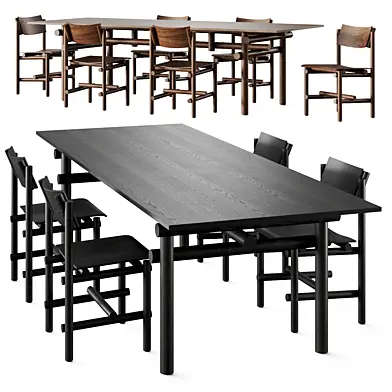 Knoll Muecke Dining Table & Chair