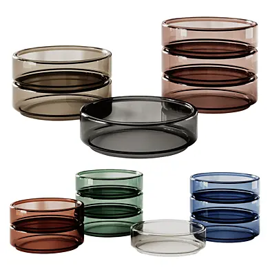 Stack Modular Glass Coffee Table by Billiani