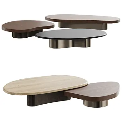 Minotti Bezier Coffee Table - Set 2