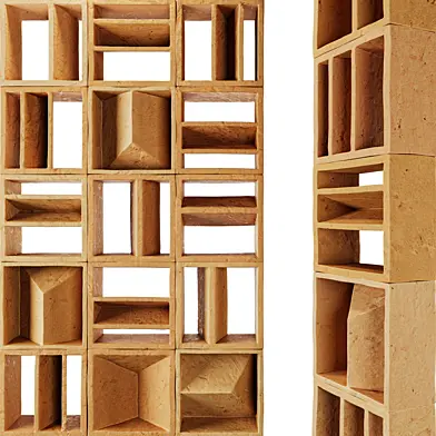 Lattice brick panel