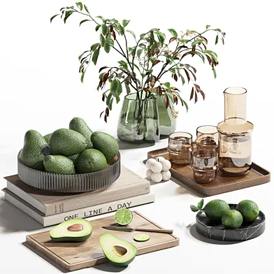 Avocado and lemon