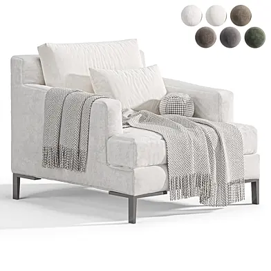Bellport armchair by Poliform