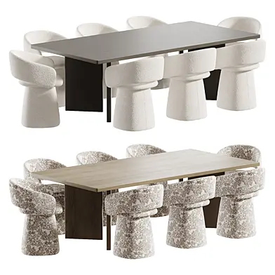 Dining set Bel TF chair and Giulietta dining table