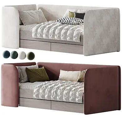 Детская кровать Модди 90 Velvet Pink