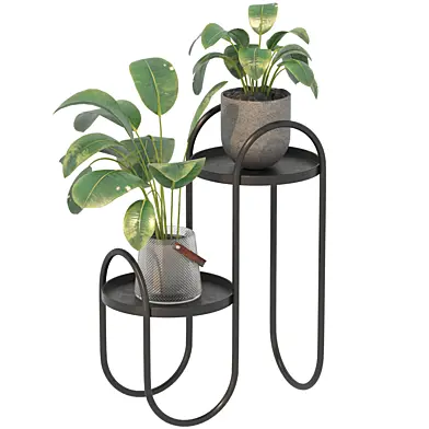 Metal Plant Set 03
