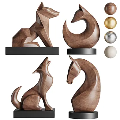 Animal Sculpture Set1