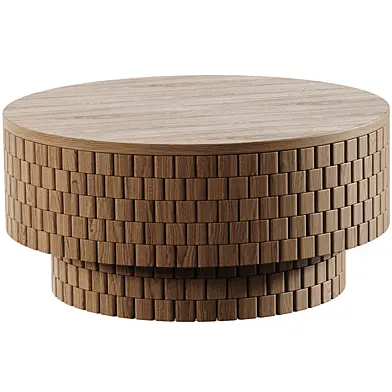 Abshire Solid Wood Storage Coffee Table