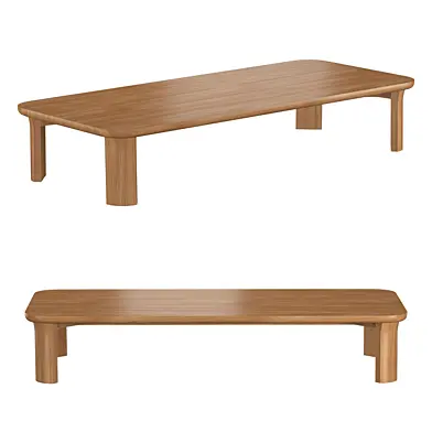 Lagos Teak Rectangular Coffee Table