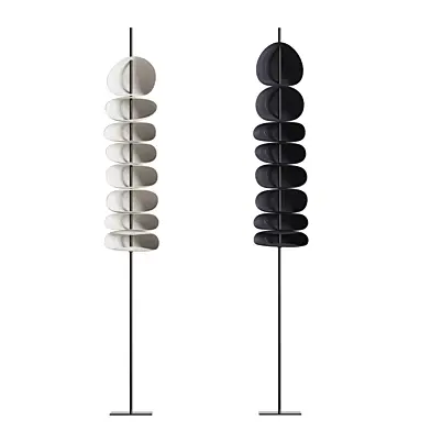 Organic Totem nº 1 B&W Sculpture
