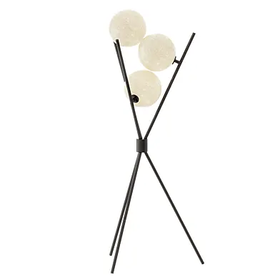 Valentina Tripod Floor Lamp Table Lamp  Metal Acrylic