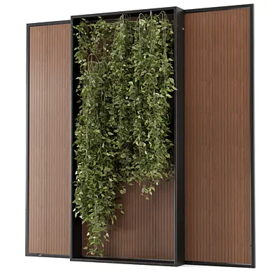 Indoor Wooden Wall Vertical Garden_Set 3483