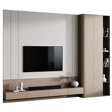 TV Wall set 04