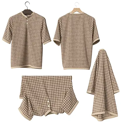Clothe Zara Henley T-Shirt Set 01