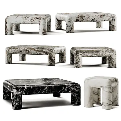 Formarkivet Cubio Marble Coffee Tables