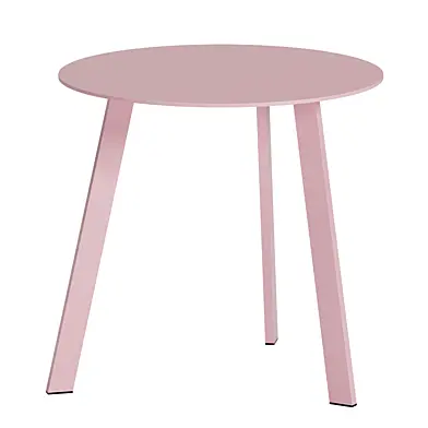 Mustard orange and pink table
