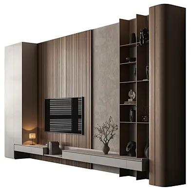 TV Wall Wooden - Set 254
