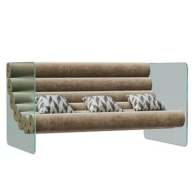 Design sofa Mw02, made in France, designed by Olivier Santini