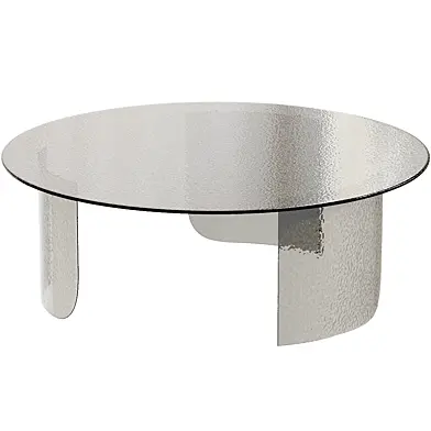 Tresor Brown Glass Coffee Table