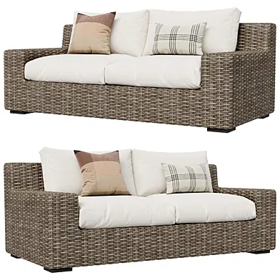 Abaco Resin Wicker Outdoor Sofa