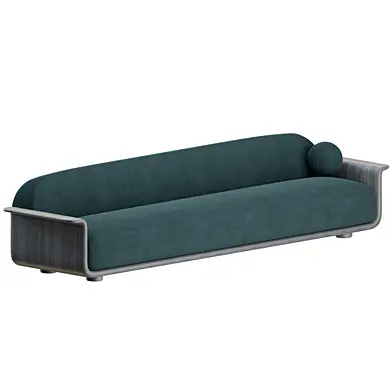 Tenere Sofa with Armrests by Van Rossum