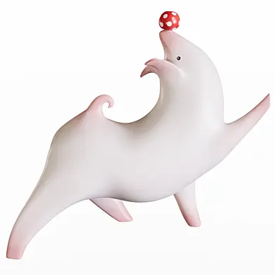 Pig with a ball