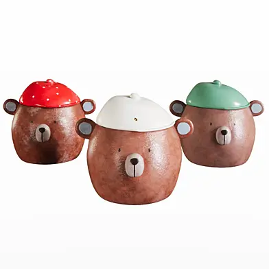 Candle bear in a hat