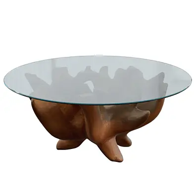 Andrianna Shamaris Teak Root Coffee Table V1