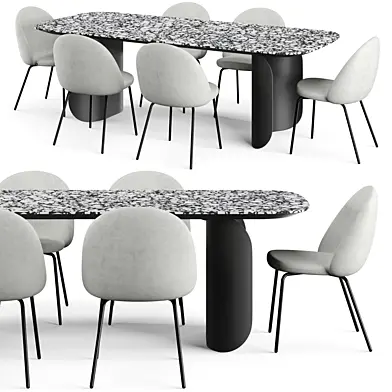 Miniform Barry table and Lola chair set
